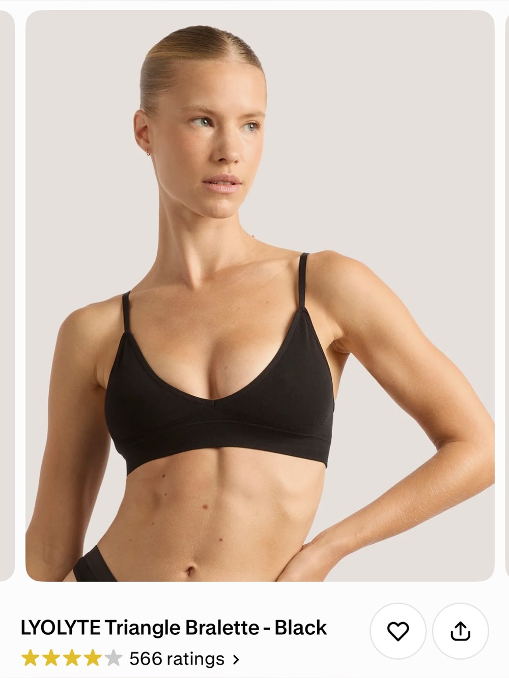 Boody LYOLYTE Triangle Bralette